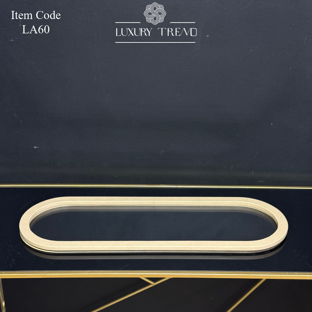 صينية اكرلك مع إطار خشب مغلف جلد