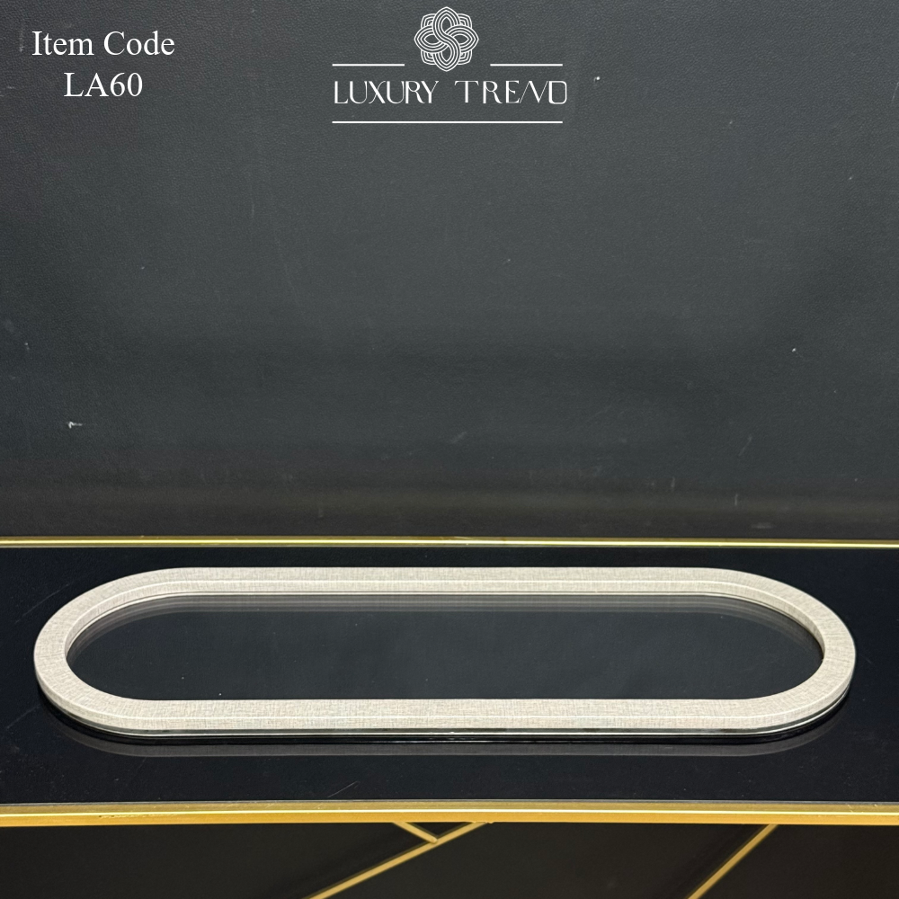 صينية اكرلك مع إطار خشب مغلف جلد