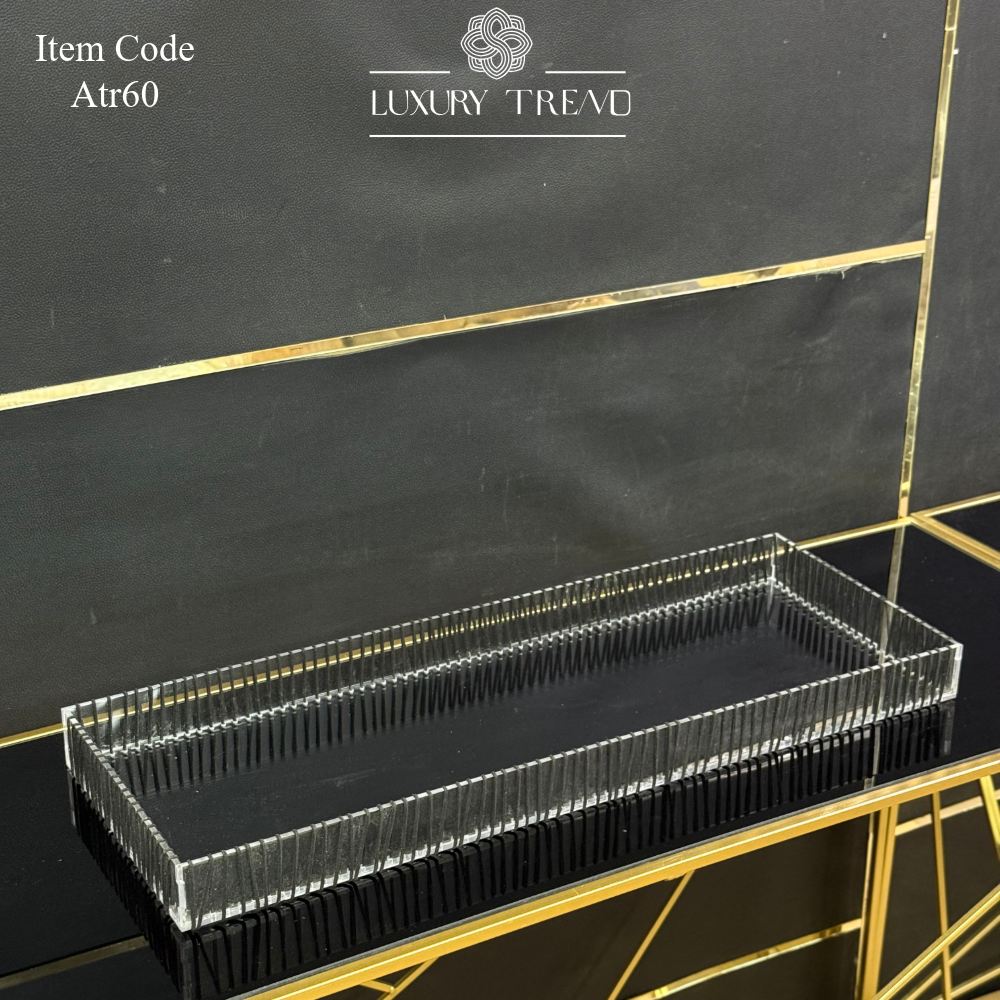 صينية اكرلك مع ريبون مخمل