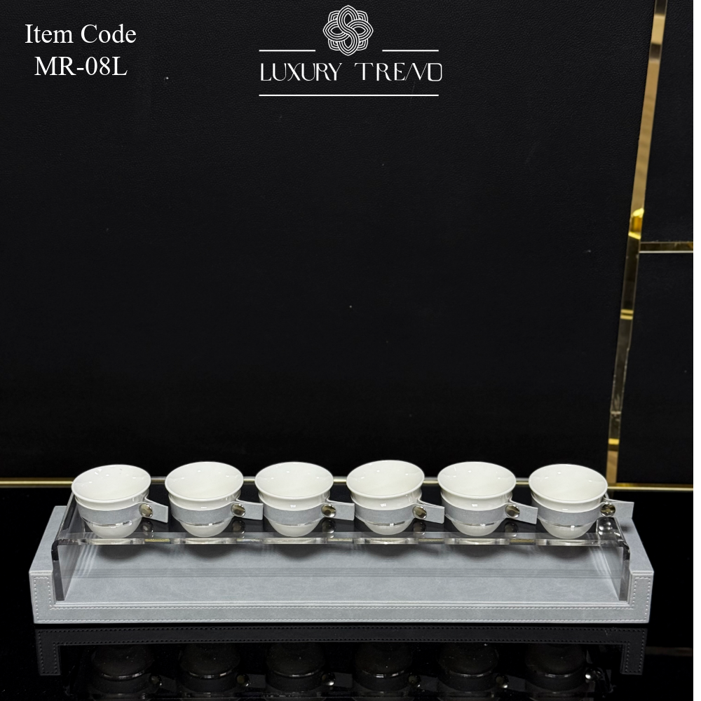 حامل فناجين جلد