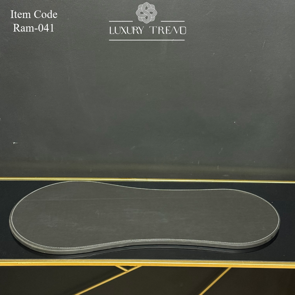 صينية ضيافة جلد بشكل مميز