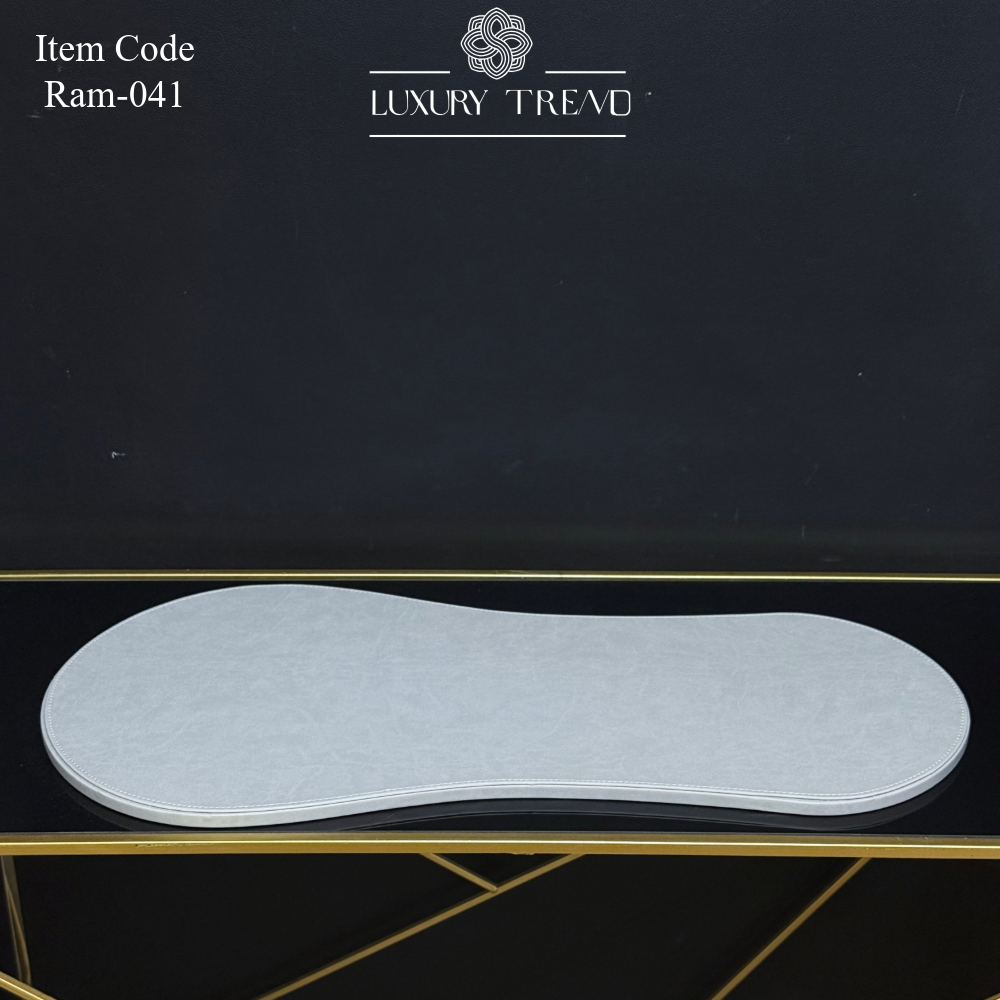 صينية ضيافة جلد بشكل مميز