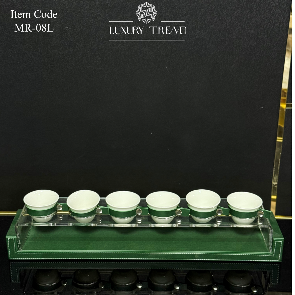 حامل فناجين جلد