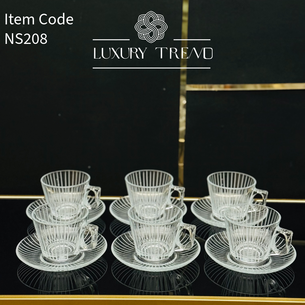 طقم كاسات كرك تركي NS208