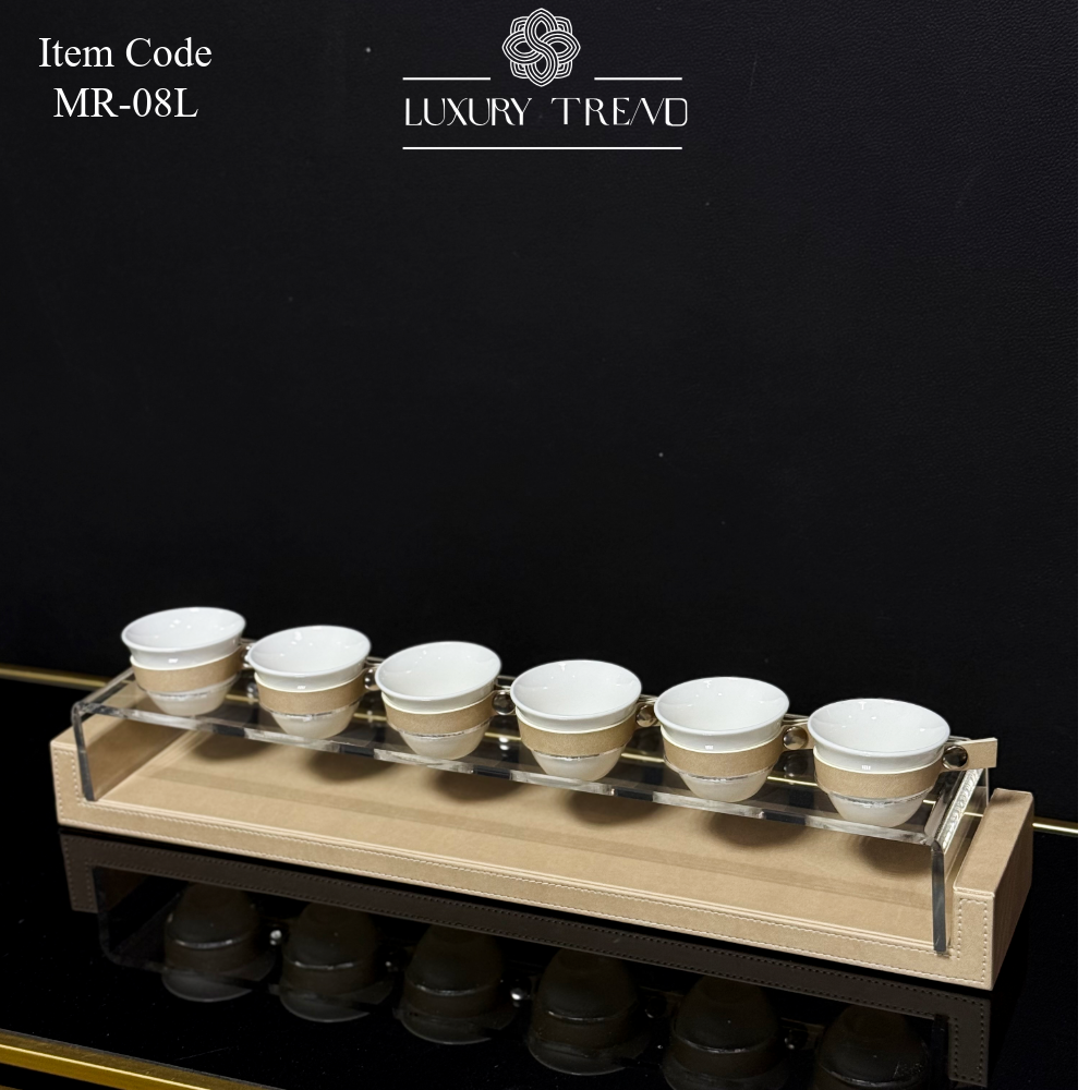 حامل فناجين جلد