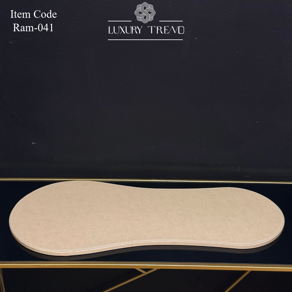 صينية ضيافة جلد بشكل مميز