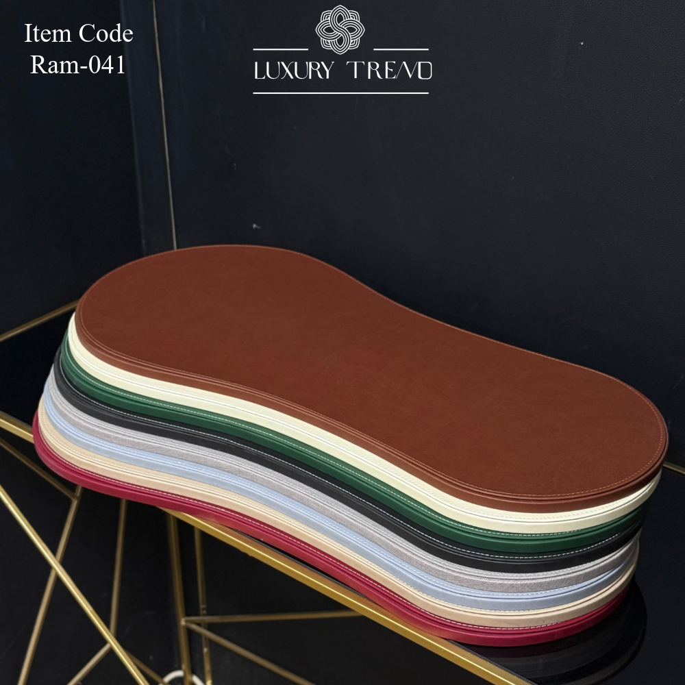 صينية ضيافة جلد بشكل مميز