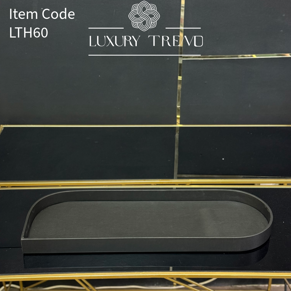 صينية ضيافة جلد بشكل مميز