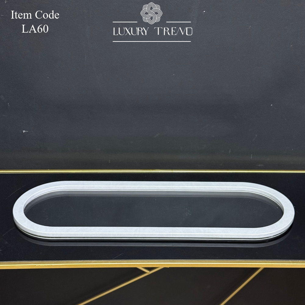 صينية اكرلك مع إطار خشب مغلف جلد